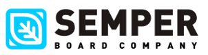 Semper Board Company skateboard logo